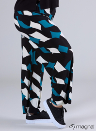Broek Basic (D-03-PR) V75048-Diamond Blocks Petrol