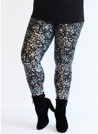 Legging Leather Look (F-23-LL-PR) 513010-Mix Silver