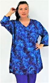 Tuniek "KENZA" (06-4986) BluePurp Flwr