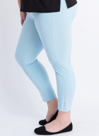Legging met studs (F-10) 004-Hemel Blauw