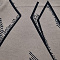 Relaxed Pocket Flared Pants (D-2403-PRINT) U30061-Triangle Sketch Taupe