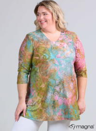 Lange basic shirt (B-6004-MSH) U17075-Open Jungle Rosa