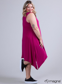A-Shaped Sleeveless Split Dress (C-2323) 056-Dr.Fuchsia