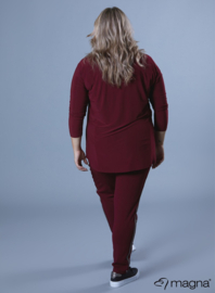 Shirt V-Tape Lange Mouw (B-2315) 032-Bordeaux