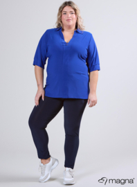 Puff Sleeve Shirt (B-2502) 060-Royal Blue