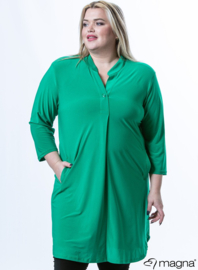 A-Line Long Pocket Tunic (C-2217) 058-Brazil Green