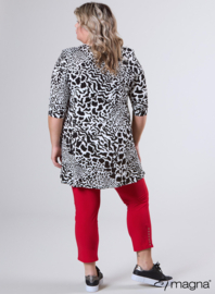 Lange basic shirt (B-6004-VP-MB) 00001B-Leopard Spots BW