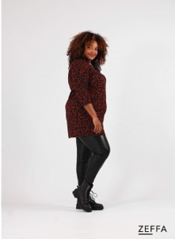 Simple Tunic  (ZF-TU-1005-pol) 002828-Big Leopard Rust