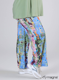 Broek Basic (D-03-PRINT) T41071-Wall Deco Blue-Pink