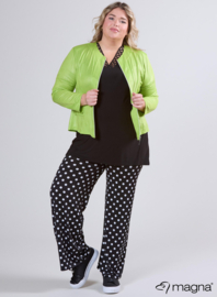Kort Leather Look jasje (K-31-LL) 008-Lime Green