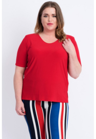 Shirt korte mouw (B-04) 015-Rood