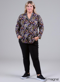Shirt V-Tape Lange Mouw (B-2315-VIS) U93024-Graphical Tiger Purple