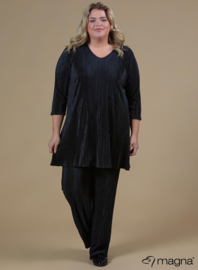 Lange basic shirt (B-6004-PL) 001-Zwart