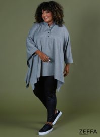 Oversized Tuniek/Ponncho (ZF-PO-1002-HVPK)  W06001-Small PdP