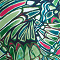 Long A-Line Dress (C-2203-PRINT) T89058-Pebbles Green