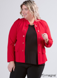 Short Button Sailor Jacket (K-2302) 015-Rood