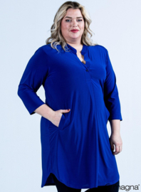 A-Line Long Pocket Tunic (C-2217) 060-Royal Blue