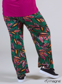 Broek Basic (D-03-PR) U28038-Paradise Flower Green