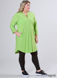 A-Line Long Pocket Tunic (C-2217) 008-Lime Green