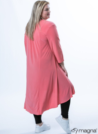 High Low A-Line Dress (C-2213) 079-Burnt Coral