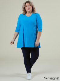 Lange basic shirt (B-6004) 011-Turquoise