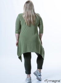 Tuniek Punten 3Q-mouw(C-01) - 080-Willow Green