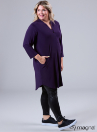 A-Line Long Pocket Tunic (C-2217) 059-Dr. Paars