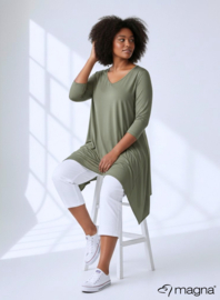 Tuniek Punten 3Q-mouw(C-0001) - 022-Light Khaki