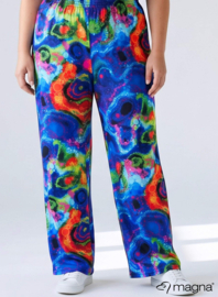 Broek Basic (D-03-PRINT) T18059-Multicolor Universe
