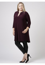 Tuniek 3/4 mouw (C-8011) 026-Aubergine