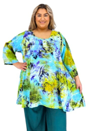 Tuniek Claire XL (09-5264) TurqLimeArt