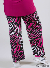 Broek Basic (D-03-PRINT) T40056-Art Zebra Magenta