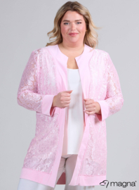 Open Lace Cardigan (N-2501) 005-Baby Pink