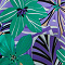 Tuniek Punten 3Q-mouw(C-0001-vis-print) - V27021-Flower Purple-Green