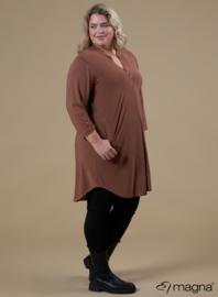 A-Line Long Pocket Tunic (C-2217) 063-Camel