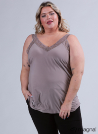 Short Lace Top (A-2101) 014-Sand