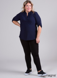 Roll Sleeve Top (B-9001) 017-Marine