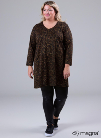 Relaxed Fit Tunic (C-2324-HVP) U91031-Digital Waves Green