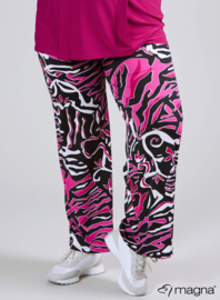 Broek Basic (D-03-PRINT) T40056-Art Zebra Magenta