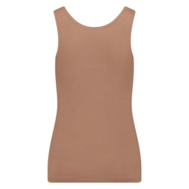 RJ pure color dames shirt  - 217-Cappuccino