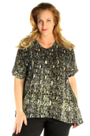 Tuniek Honey (04-3761-lightgreenblackwebrag)