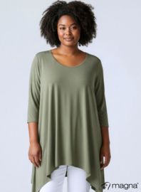 Tuniek Punten 3Q-mouw(C-0001) - 022-Light Khaki