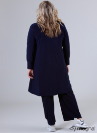 Open Front Loose Cardigan (N-2201) 017-Navy