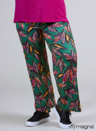 Broek Basic (D-03-PR) U28038-Paradise Flower Green