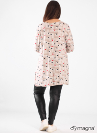 Simple Pocket Tuniek (C-2022-VISprint) 019714-Circle Lines Beige