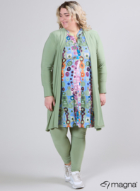 Open Front Loose Cardigan (N-2201) 022-Licht Khaki