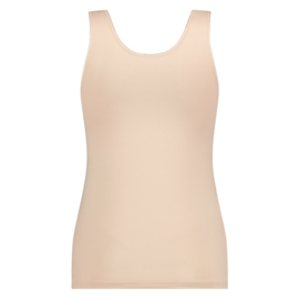 RJ pure color dames shirt  - 321-Caffé Latte