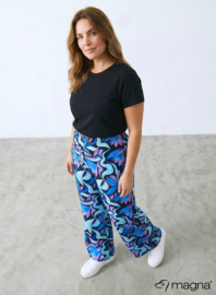 Broek Basic (D-03-PRINT) T23011-Flowing Aqua
