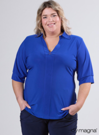 Puff Sleeve Shirt (B-2502) 060-Royal Blue