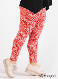 Legging Basic (F-0031-VISPR) - Z73015-Soft Leaves Red